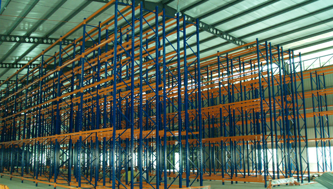 Nutech Double Deep Racking fully implemented in one of our customer warehouse. 